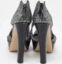 Miu Pre-owned Leather sandals Gray Dames - Thumbnail 5