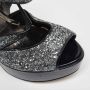 Miu Pre-owned Leather sandals Gray Dames - Thumbnail 7