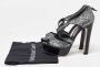 Miu Pre-owned Leather sandals Gray Dames - Thumbnail 9