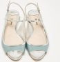 Miu Pre-owned Leather sandals Gray Dames - Thumbnail 2