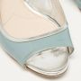 Miu Pre-owned Leather sandals Gray Dames - Thumbnail 6