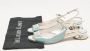 Miu Pre-owned Leather sandals Gray Dames - Thumbnail 8