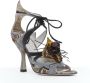 Miu Pre-owned Leather sandals Gray Dames - Thumbnail 2