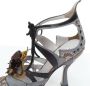 Miu Pre-owned Leather sandals Gray Dames - Thumbnail 7