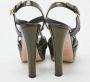 Miu Pre-owned Leather sandals Green Dames - Thumbnail 5