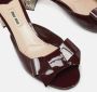 Miu Pre-owned Leather sandals Red Dames - Thumbnail 8