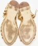 Miu Pre-owned Leather sandals Yellow Dames - Thumbnail 6