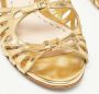 Miu Pre-owned Leather sandals Yellow Dames - Thumbnail 8