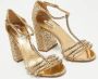 Miu Pre-owned Leather sandals Yellow Dames - Thumbnail 3