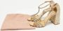 Miu Pre-owned Leather sandals Yellow Dames - Thumbnail 8