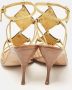 Miu Pre-owned Leather sandals Yellow Dames - Thumbnail 3