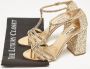 Miu Pre-owned Leather sandals Yellow Dames - Thumbnail 6