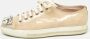 Miu Pre-owned Leather sneakers Beige Dames - Thumbnail 2