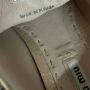 Miu Pre-owned Leather sneakers Beige Dames - Thumbnail 8