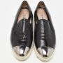 Miu Pre-owned Leather sneakers Black Dames - Thumbnail 3