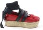 Miu Pre-owned Leather sneakers Red Dames - Thumbnail 6