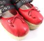 Miu Pre-owned Leather sneakers Red Dames - Thumbnail 8