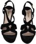 Miu Pre-owned Linen sandals Black Dames - Thumbnail 3