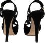 Miu Pre-owned Linen sandals Black Dames - Thumbnail 4