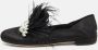 Miu Pre-owned Satin flats Black Dames - Thumbnail 2