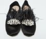 Miu Pre-owned Satin flats Black Dames - Thumbnail 3