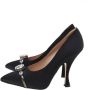 Miu Pre-owned Satin heels Black Dames - Thumbnail 3