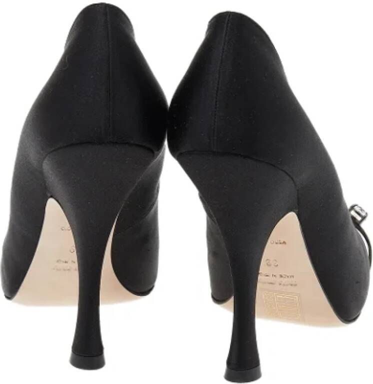 Miu Pre-owned Satin heels Black Dames