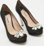 Miu Pre-owned Satin heels Black Dames - Thumbnail 4