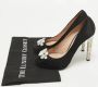 Miu Pre-owned Satin heels Black Dames - Thumbnail 8