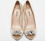 Miu Pre-owned Satin heels Brown Dames - Thumbnail 3