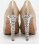 Miu Pre-owned Satin heels Brown Dames - Thumbnail 5