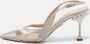 Miu Pre-owned Satin heels Gray Dames - Thumbnail 2