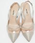 Miu Pre-owned Satin heels Gray Dames - Thumbnail 3