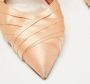 Miu Pre-owned Satin heels Orange Dames - Thumbnail 7