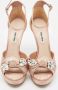 Miu Pre-owned Satin sandals Beige Dames - Thumbnail 2