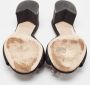 Miu Pre-owned Satin sandals Black Dames - Thumbnail 5