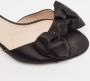 Miu Pre-owned Satin sandals Black Dames - Thumbnail 7