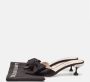 Miu Pre-owned Satin sandals Black Dames - Thumbnail 9