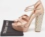 Miu Pre-owned Satin sandals Pink Dames - Thumbnail 8