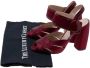 Miu Pre-owned Satin sandals Red Dames - Thumbnail 8