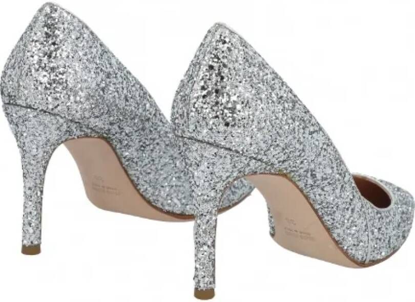 Miu Pre-owned Silver heels Gray Dames