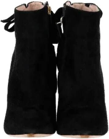 Miu Pre-owned Suede boots Black Dames