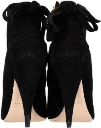 Miu Pre-owned Suede boots Black Dames