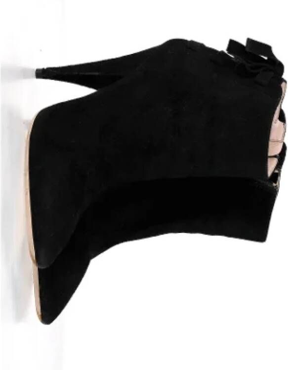 Miu Pre-owned Suede boots Black Dames