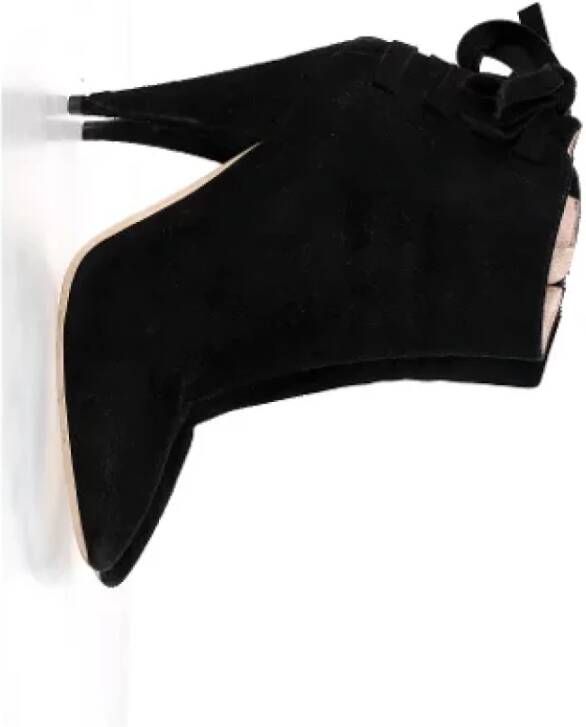 Miu Pre-owned Suede boots Black Dames