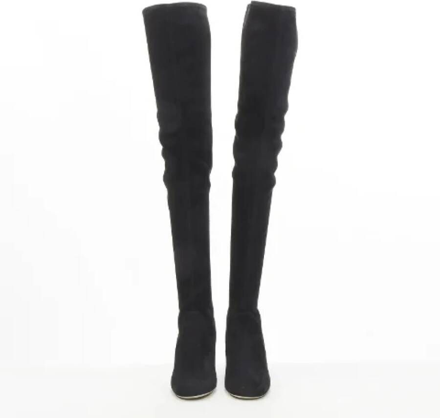 Miu Pre-owned Suede boots Black Dames