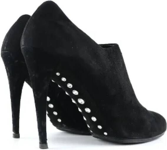 Miu Pre-owned Suede boots Black Dames