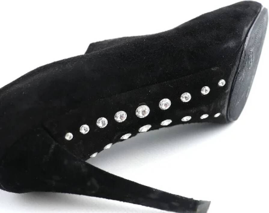 Miu Pre-owned Suede boots Black Dames