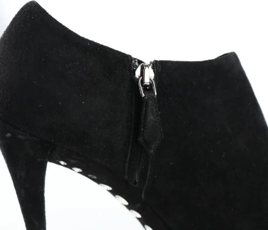 Miu Pre-owned Suede boots Black Dames