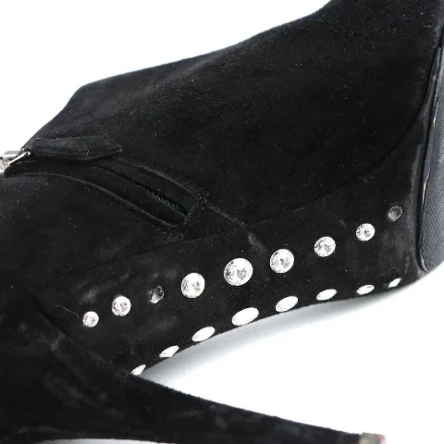 Miu Pre-owned Suede boots Black Dames